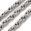 304 Stainless Steel Rope Chains CHS-K024-16P-1