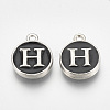 Alloy Enamel Charms ENAM-T007-01-H-1