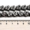 Electroplate Glass Beads Strands EGLA-V001-02-5