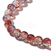 Crackle Glass Beads Strands CCG-C002-8mm-11-3