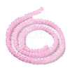 Baking Paint Imitation Jade Glass Bead Strands X-DGLA-A034-J4MM-A26-2