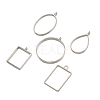 Alloy Open Back Bezel Big Pendants PALLOY-TA0001-26P-2