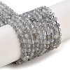 Faceted Round Natural Labradorite Bead Strands G-I156-03-3mm-1