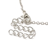 I Love You in 100 Languages Glass Projection Necklace LS-NJEW-M204-01A-P-3
