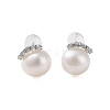 925 Sterling Silver Studs Earring EJEW-H002-15P-1