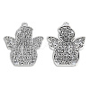 Tibetan Style Alloy Big Pendants X-TIBEP-N008-197-1