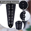 Adjustable Leather Cord Bracelet AJEW-WH0342-93-6