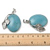 Synthetic Turquoise Pendants G-Z050-05A-3