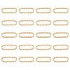 Unicraftale 20Pcs 304 Stainless Steel Linking Rings STAS-UN0051-15-1