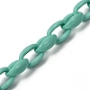 Handmade Acrylic Cable Chains AJEW-JB00690-02-1