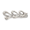 Alloy Alligator Hair Clips AJEW-A061-01E-P-1