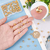 Beebeecraft 100Pcs Brass Crimp Beads Covers KK-BBC0004-04-3