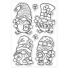 PVC Plastic Clear Stamps DIY-WH0618-0024-8