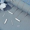 304 Stainless Steel Tube Beads STAS-UN0017-88S-2