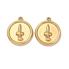 304 Stainless Steel Pendants STAS-K331-01B-G-1