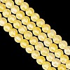 2 Strands Synthetic Citrine Beads Strands G-GO0001-26A-4
