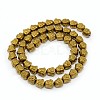 Electroplate Non-magnetic Synthetic Hematite Beads Strands G-J181-05-2