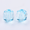 Transparent Acrylic Beads TACR-Q256-6mm-V38-2