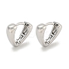 Brass Hoop Earrings EJEW-L211-010M-P-1