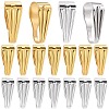 600Pcs 2 Colors Brass Snap on Bails KK-SP0002-24-1