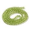 Natural Peridot Beads Strands G-P603-C-3mm-01-3
