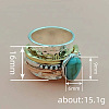 Alloy and Resin Finger Rings FS-WGDE678-06-5
