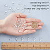 CREATCABIN 40Pcs Brass Huggie Leverback Earring Findings KK-CN0001-47-3
