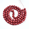 Baking Paint Glass Beads Strands DGLA-N003-10mm-A02-2