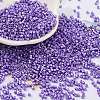Baking Paint Glass Seed Beads SEED-S042-15B-32-1