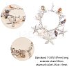 Trendy Starfish and Conch Jewelry Sets SJEW-PH0001-02-5