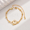 Fashionable Adjustable Double-Layered Gold Plated Cute Design Bracelet KP4958-1