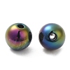 Iridescent Opaque Resin Beads RESI-Z015-01B-02-2