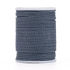 Round Waxed Polyester Cord X-YC-G006-01-1.0mm-17-1
