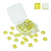 60Pcs Transparent Glass Cabochons GLAA-YW0003-65-02-1