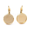 304 Stainless Steel Leverback Earring Settings X-STAS-F191-03G-10mm-2