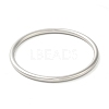 304 Stainless Steel Simple Roung Ring Bangles for Women BJEW-F461-01F-P-2