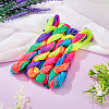 4 Bundles Segment Dyed Polyester Thread OCOR-TADJ0001-02-5