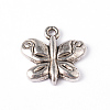 Butterfly Tibetan Style Alloy Charms PALLOY-O072-ZN1739-RS-1