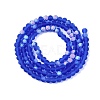 Transparent Glass Beads Strands EGLA-A044-T4mm-MB31-3