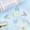 20Pcs 2 Styles Alloy Rhinestone Cabochons FIND-CA0006-51-4