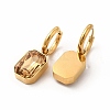 Ion Plating(IP) 304 Stainless Steel Hoop Earring Hand Polished EJEW-C017-06G-04-2