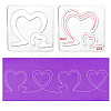 Acrylic Earring Handwork Template TOOL-WH0152-013-5