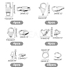20Pcs 316 Surgical Stainless Steel Lobster Claw Clasps STAS-DC0002-29-2