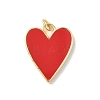 Brass Resin Pendants KK-L239-070G-2