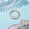 Round Shell Pearl Rings RJEW-TA00117-2