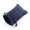 Polyester Imitation Burlap Packing Pouches Drawstring Bags ABAG-R005-9x7-12-2