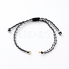 Adjustable Nylon Braided Cord Bracelet Making AJEW-JB00874-3
