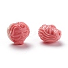 Carved Synthetic Coral Beads CORA-K007-01-3