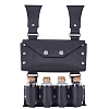 Rectangle PU Leather Medieval Waist Belt Bag with Belt and 4 Glass Potion Bottles AJEW-WH0752-296A-1