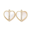 Natural White Shell Pendants STAS-J400-31G-2